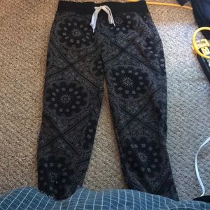 Bandanna style joggers